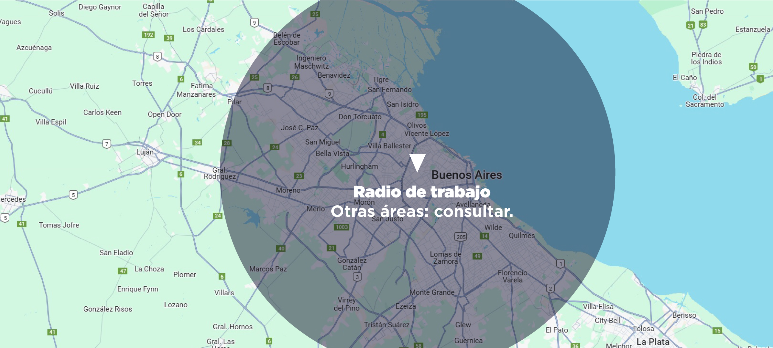 Radio de cobertura